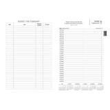 2027 Executive Diary - Daily Planner - For I Know the Plans - Faux Leather with Zip