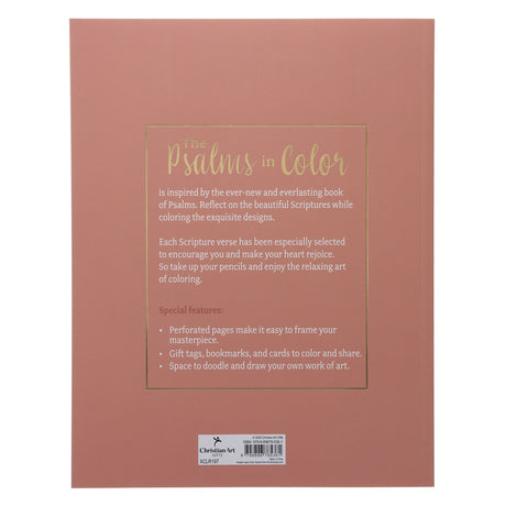 The Psalms in Color Painted Floral Coloring Book (Paperback)