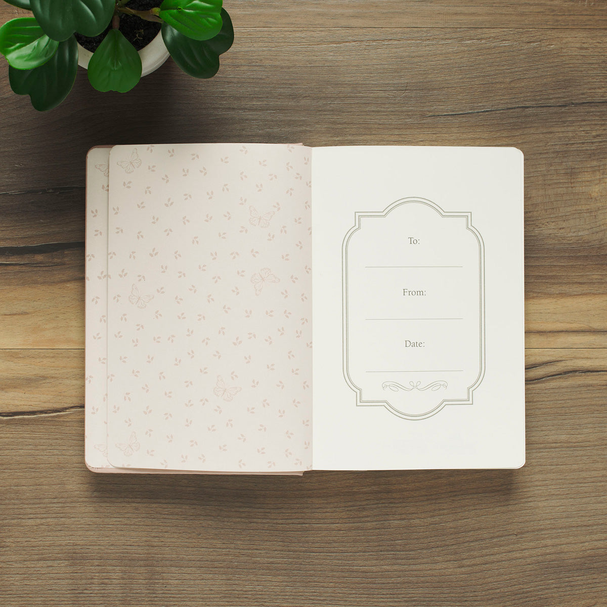 He Has Made Everything Beautiful in Its Time Hardcover Faux Leather Journal