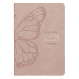 He Has Made Everything Beautiful in Its Time Hardcover Faux Leather Journal