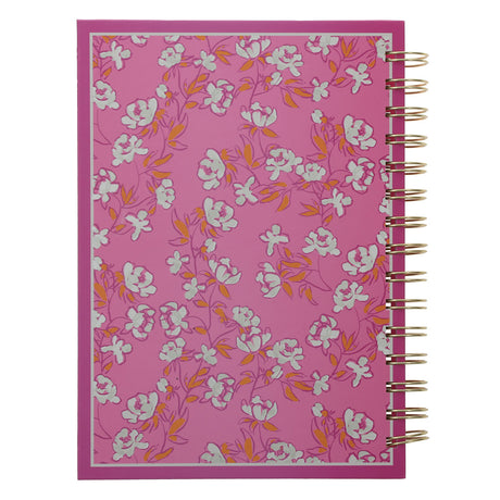 Be Still and Know That I Am God Pink Hardcover Wirebound Journal