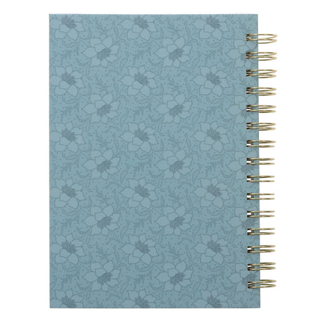 Strength and Dignity Teal Hardcover Wirebound Journal