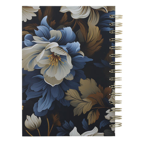 Saved by Grace Floral Hardcover Wirebound Journal