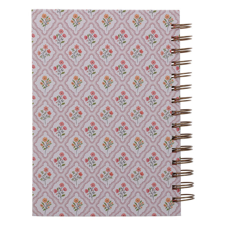 Psalm 23 Floral Hardcover Wirebound Journal