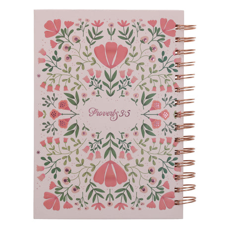 Trust in the Lord with All Your Heart Hardcover Wirebound Journal
