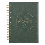 I Am with You Always Hardcover Wirebound Journal