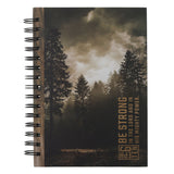 Be Strong Brown Hardcover Wirebound Journal