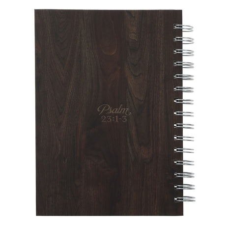 The Lord Is My Shepherd Brown Hardcover Wirebound Journal