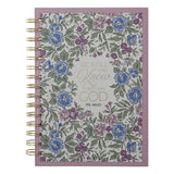 Be Still and Know Floral Hardcover Wirebound Journal