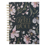 It Is Well with My Soul Floral Hardcover Wirebound Journal