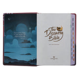 NLT Pink Faux Leather The Discovery Bible with Indexing Tabs
