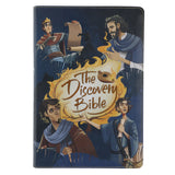 NLT Blue Faux Leather The Discovery Bible with Indexing Tabs