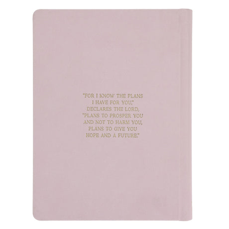Plans to Give You Hope and a Future Hardcover Journal with Faux Leather Spine
