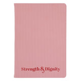 Strength and Dignity Faux Leather Journal