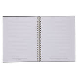 Eagles Wings Black Hardcover A4 Wirebound Journal