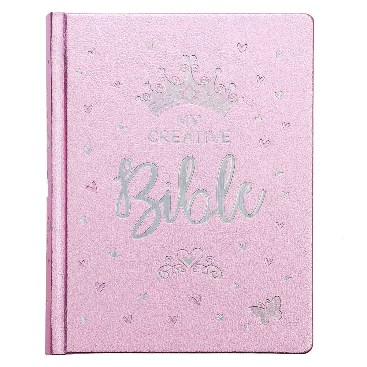 CSB My Creative Bible for Girls, Hardcover Faux Leather, Metallic Pink