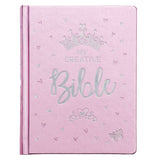 CSB My Creative Bible for Girls, Hardcover Faux Leather, Metallic Pink