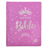 CSB My Creative Bible for Girls, Hardcover, Purple Glitter