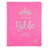 CSB My Creative Bible for Girls, Hardcover, Hot Pink Glitter