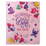CSB My Creative Bible for Girls, Paperback, Pink Butterflies