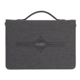 The Lord Is My Strength and Shield Faux Leather Bible Bag