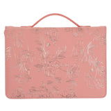 Be Still Faux Leather Bible Bag