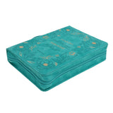 I Can Do All Things Through Christ Teal Faux Leather Bible Bag