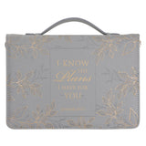 I Know the Plans I Have for You Faux Leather Bible Bag