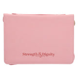 Strength and Dignity Faux Leather Bible Bag