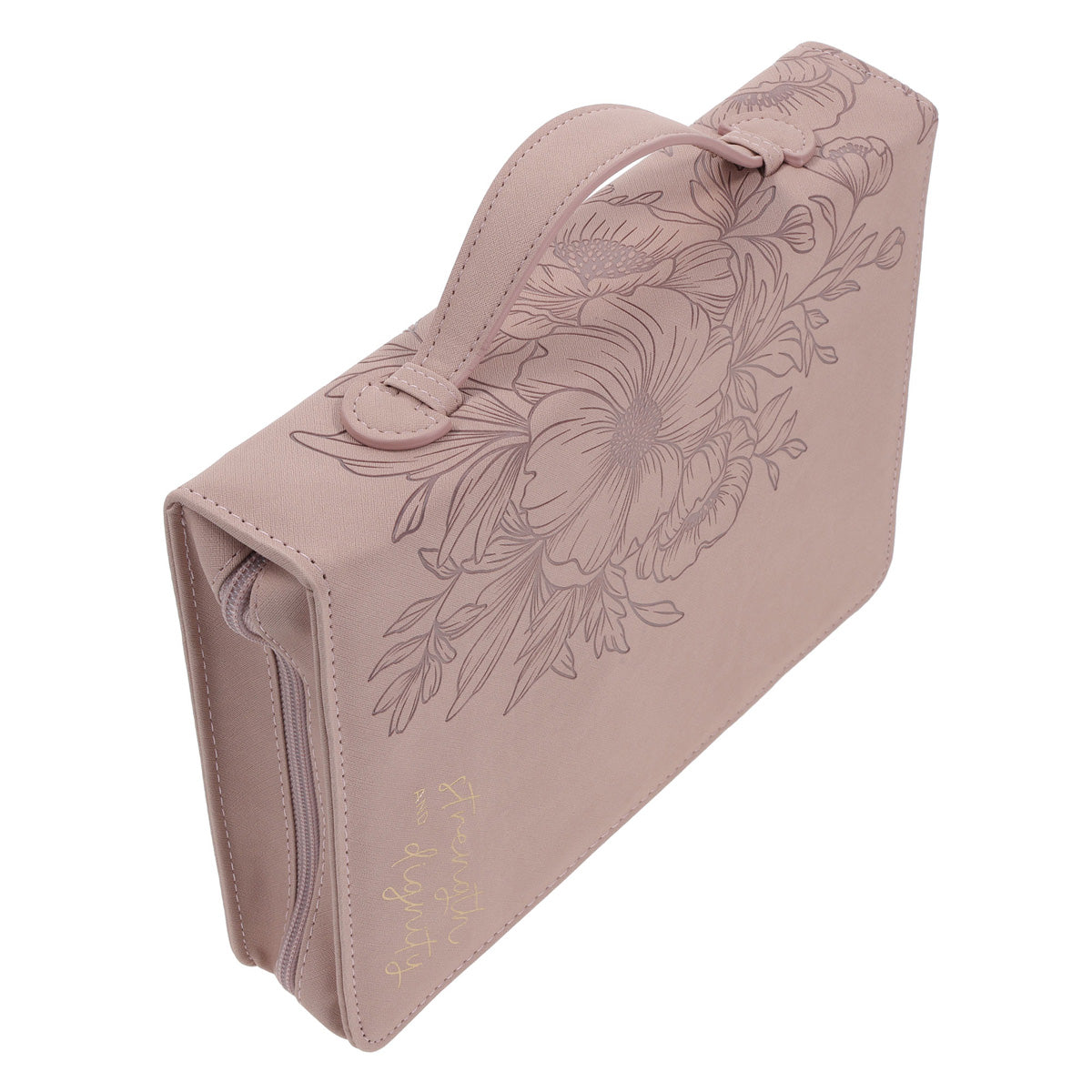 Strength and Dignity Faux Leather Bible Bag