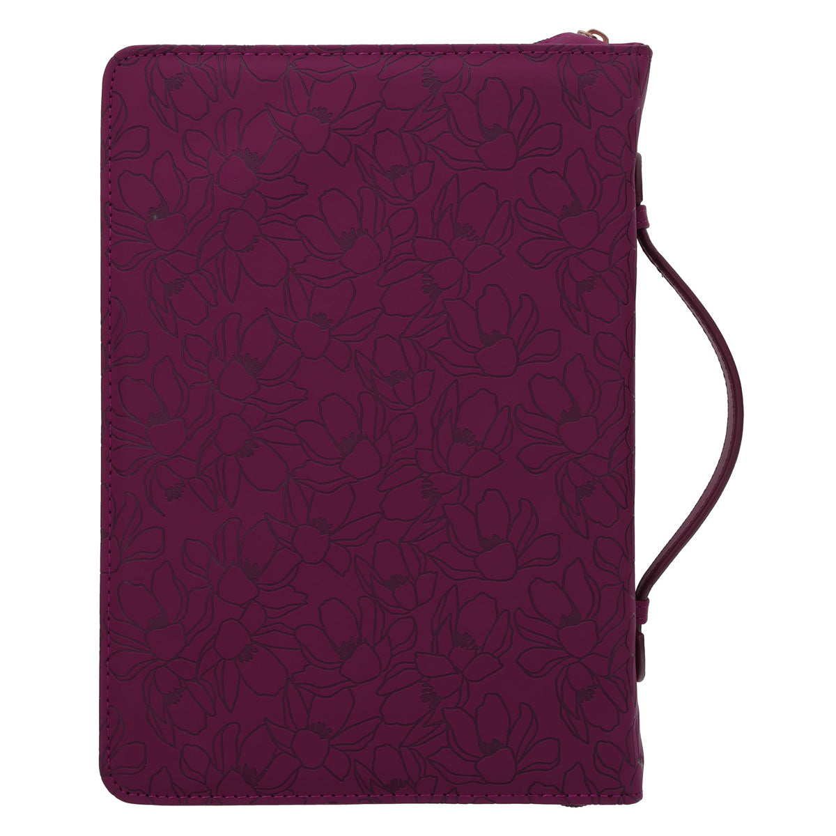 Trust in the Lord with All Your Heart Burgundy Faux Leather Bible Bag